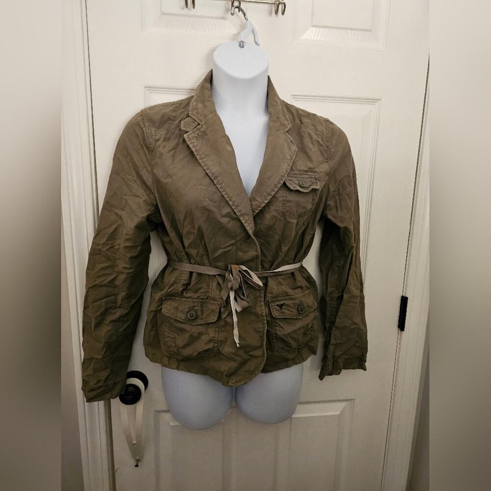 Y2K American Eagle Outfitters Olive Jacket XL